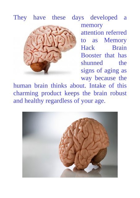 Memory Hack Brain Booster