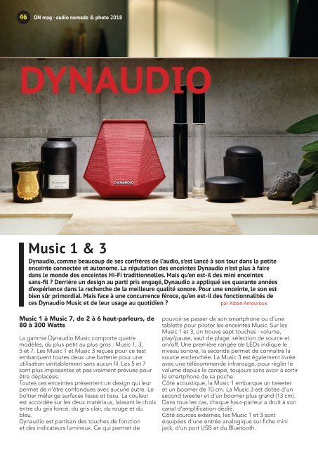 ON mag - Guide audio nomade & photo 2018