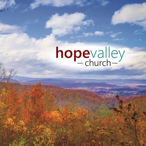 Hope Valley Church Prospectus