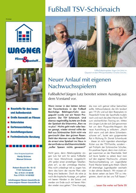 Pluspunkte-Magazin September 2018