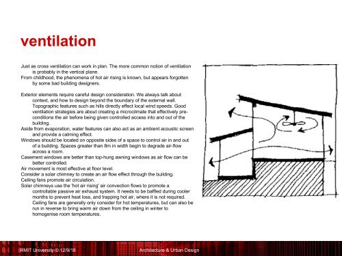 #Ventilation + Infiltration