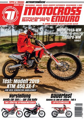 Motocross Enduro Ausgabe 10/2018