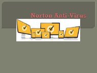 Norton Anti-Virus ppt