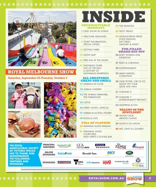 2018 Royal Melbourne Show Guide