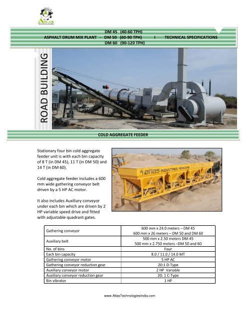 portable Mobile asphalt drum mix plants work process & machinery information