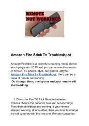 Amazon Fire Tv Stick Troubleshoot