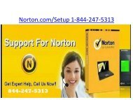 Norton.com/Setup | 1-844-247-5313 | Norton Antivirus