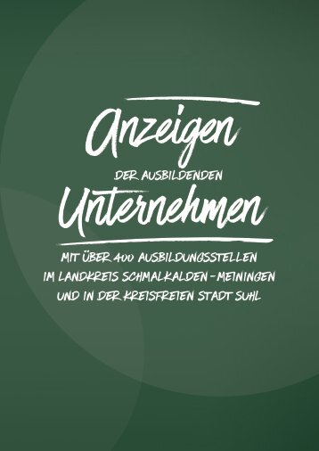 Ausbildungs-Navi SM-MGN-SHL 2019 Anzeigenteil