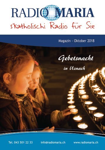 Radio Maria Magazin - Oktober 2018