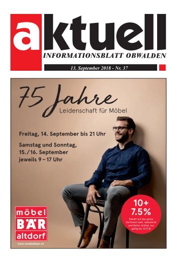 37-2018 Aktuell Obwalden 
