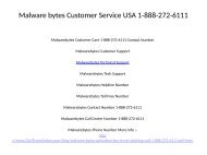 Malware bytes Customer Service USA 1-888-272-6111