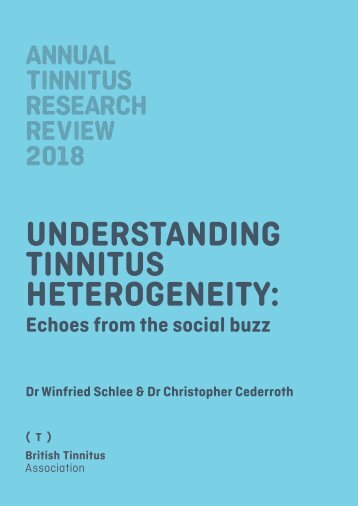 ATRR 2018 Understanding tinnitus heterogeneity echoes from the social buzz FINAL