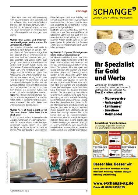 Sachwert Magazin 4-2018