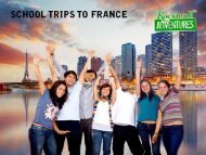 Exciting School Trips to France