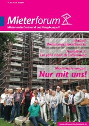 Mieterforum Dortmund - Ausgabe III/2018 (Nr. 53)