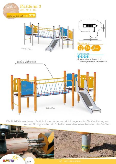 Novum Spielplatzgeräte katalog 2018
