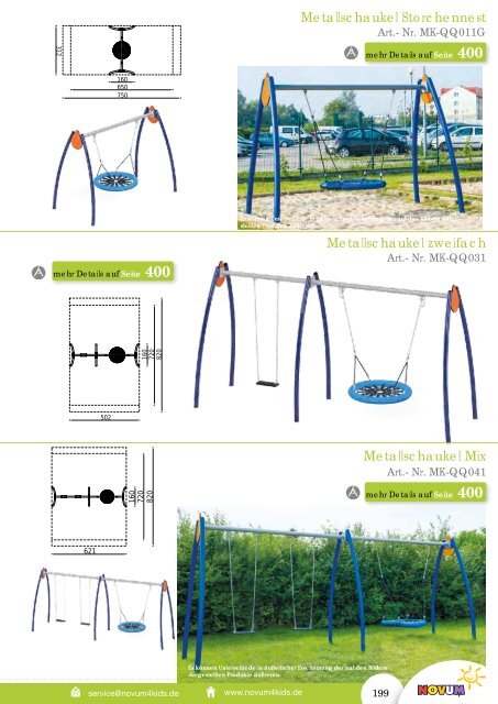 Novum Spielplatzgeräte katalog 2018