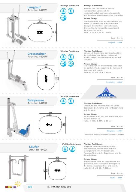 Novum Spielplatzgeräte katalog 2018