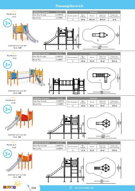 Novum Spielplatzgeräte katalog 2018