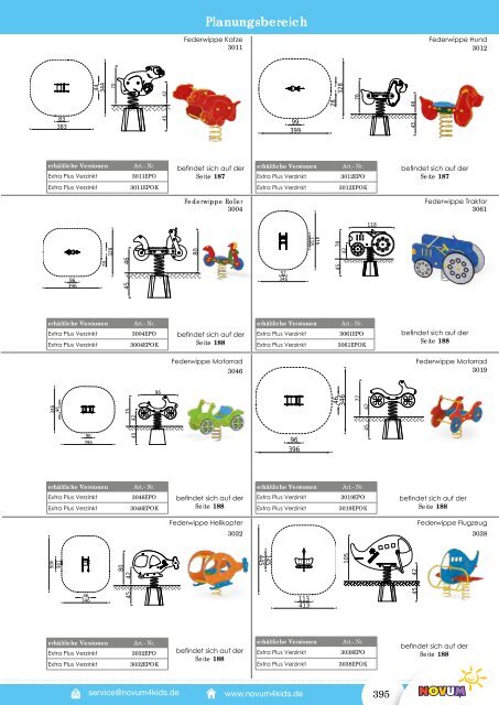 Novum Spielplatzgeräte katalog 2018