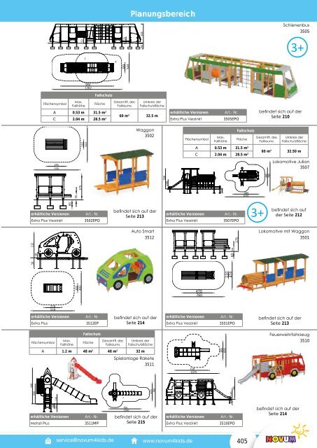 Novum Spielplatzgeräte katalog 2018