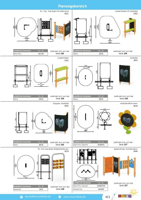 Novum Spielplatzgeräte katalog 2018