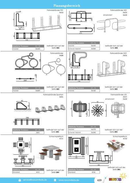 Novum Spielplatzgeräte katalog 2018