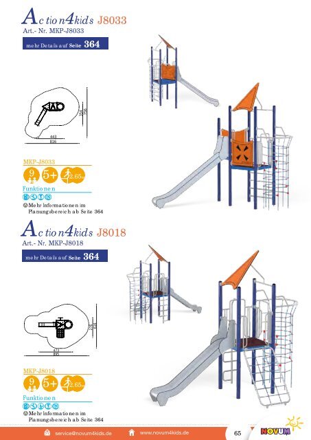 Novum Spielplatzgeräte katalog 2018