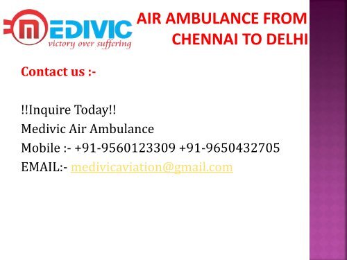 Air Ambulance from Bhopal to Delhi-converted