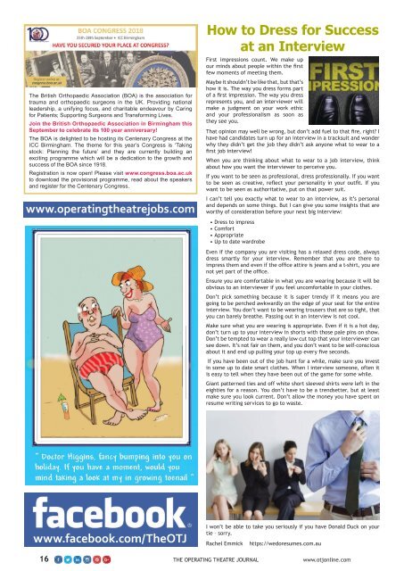 The Operating Theatre Journal Digital Edition September 2018