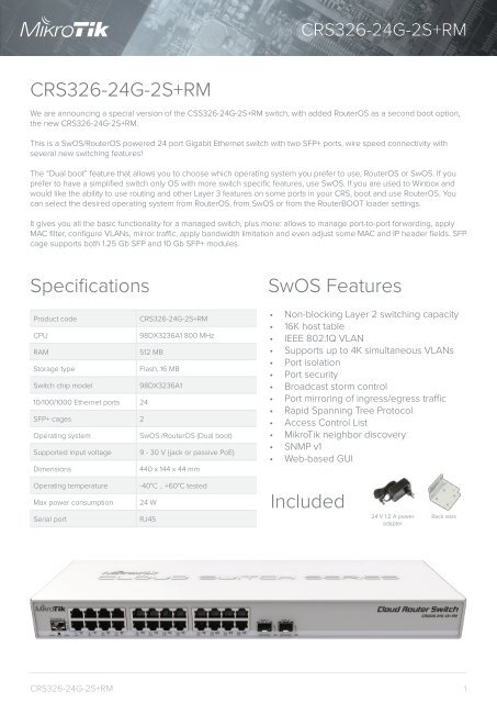 CRS326-24G-2SplusRM-mikrotik- mstream.com.ua