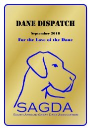 Dane Dispatch - Sept 2018