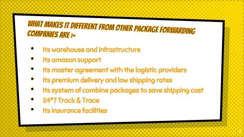Package Forwarding Services