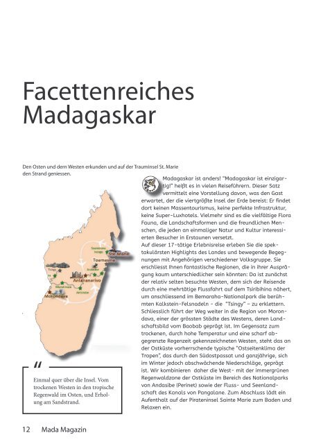 Madagaskar aktiv Magazin Sept