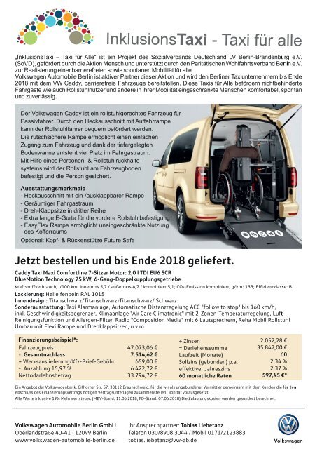 Taxi Times Berlin - September 2018