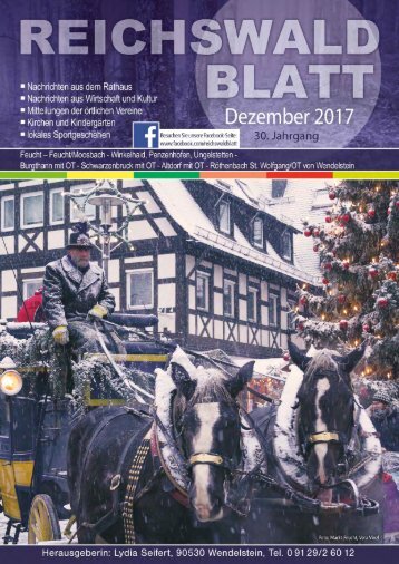 Reichswaldblatt Dezember 2017