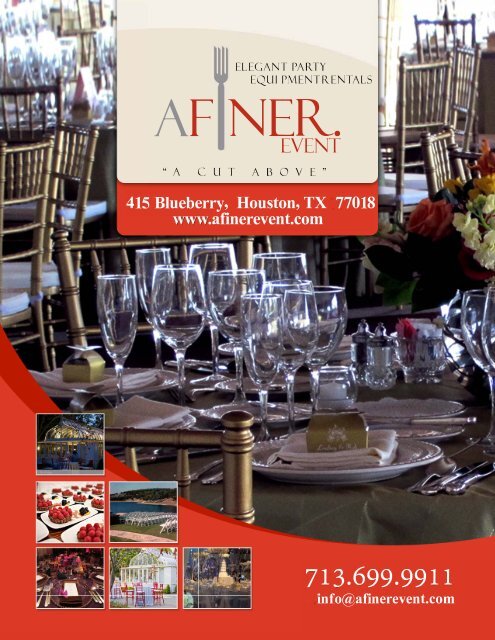 A Finer Event - HoustonParty Rental Catalog