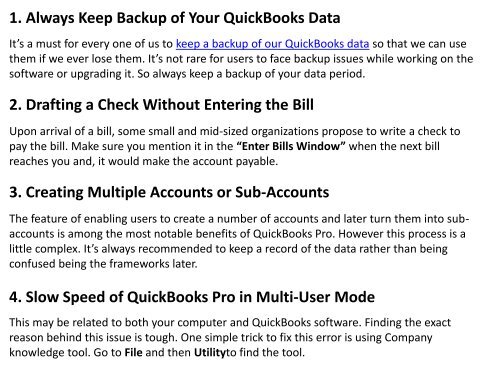 Fix QuickBooks Pro Support for Most Common Error and Troubleshooting-converted