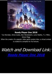 Streaming FULL MOVIE Ready Player One 2018 HD-BLURAY FREE