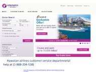 hawaiian airlines phone number