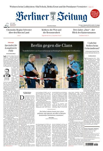 Berliner Zeitung 11.09.2018