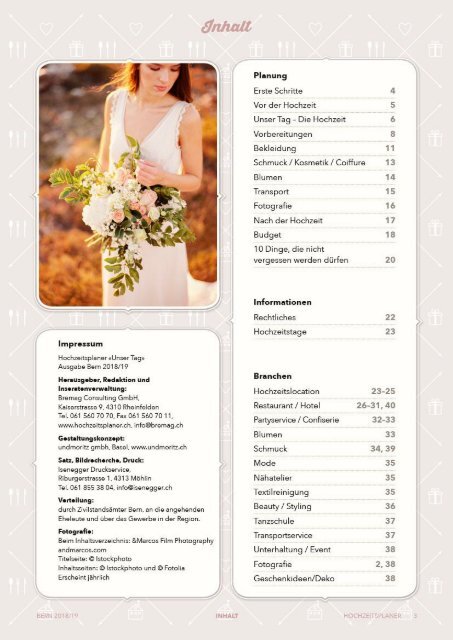 Hochzeitsplaner Bern