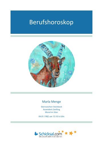 Berufshoroskop Marla 