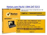 Norton.com/Nu16 | 1-844-247-5313 | Norton Antivirus