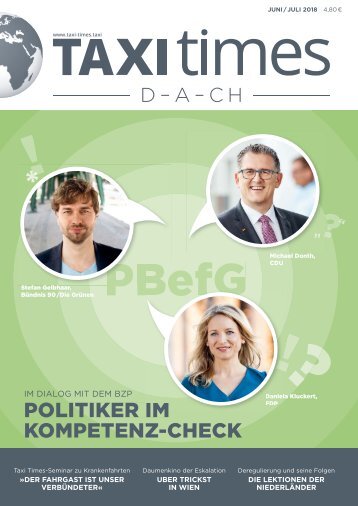 Taxi Times DACH - Juni 2018