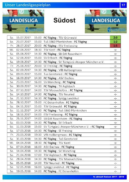 "fc aktuell" Saison 2017-18 Ausgabe 3