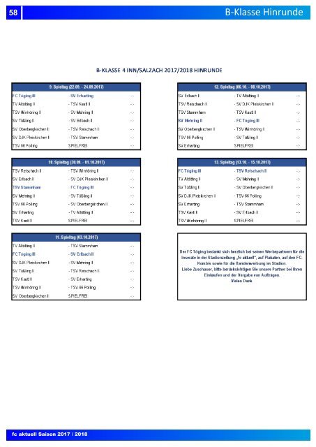 "fc aktuell" Saison 2017-18 Ausgabe 3