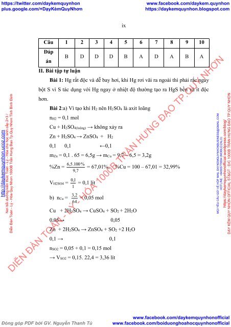 Nghiên cứu, áp dụng phương pháp dạy học hợp đồng phần phi kim lớp 10 – cơ bản (2016)