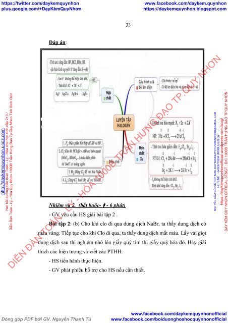 Nghiên cứu, áp dụng phương pháp dạy học hợp đồng phần phi kim lớp 10 – cơ bản (2016)