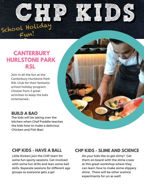 Spring School Holiday Guide 2018